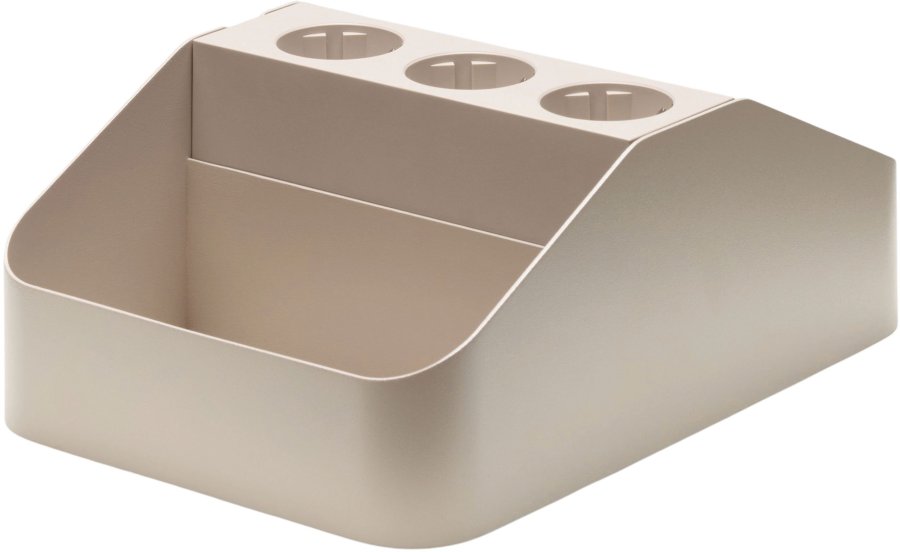 Pedestal Power Bar Tray Double 25x10 cm, Oat